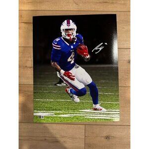 James Cook signed autographed Buffalo Bills 16x20 Photo Beckett